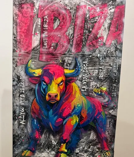 Pop Art IBIZA - DYNAMIC BULL